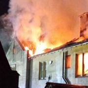 House fire in Bradford on Avon