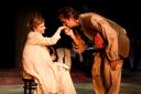Rupert Everett and Clemence Poesy in Uncle Vanya at the Theatre Royal Bath Photo: Nobby Clark
