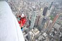 David Hempleman-Adams, from Salisbury, abseiled down the Empire State Building