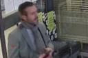 Wiltshire Police want to speak to this man in connection to a theft