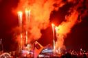Pyrotechnics at Glastonbury Festival