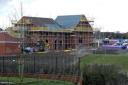 Homes being built in Snarlton Lane, Melksham. Picture: GPHILLIPS