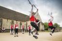 Bradford on Avon day of Morris Dance to raise money for Dorothy House .Pictured Bristol Morris Men.CG202-025.20/05/17.Pictures Clare Green/ www.claregreenphotography.com.