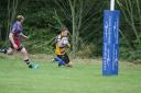Tom Evans was a try scorer for Warminster Picture: DAN DUNNE