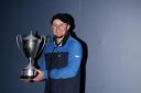 Eddie Pepperell pose with the trophy during day four of the British Masters at Walton Heath Golf Club, Surrey. PRESS ASSOCIATION Photo. Picture date: Sunday October 14, 2018. See PA story GOLF Masters. Photo credit should read: Steven Paston/PA Wire. REST