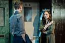 The Girl On The Train - Adam Jackson-Smith as Tom Watson and Samantha Womack as Rachel Watson - Credit Manuel Harlan
