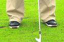 A shallow angle of hit causes you to hit up on the ball