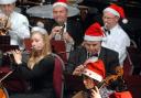 Warminster Philharmonic Orchestra members in festive mood ahead of a 2018 Christmas concert