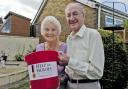 Joyce and Edward Halls raised £550 for Help for Heroes at their 65th wedding anniversary