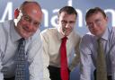 Corporate finance colleagues Peter Lugg, Ben Freeman and Keith Richards plan a business succession route