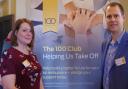 Kerry Macey and Glenn Leech of The Consortium at the launch of the Airbase Appeal 100 Club