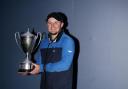 Eddie Pepperell pose with the trophy during day four of the British Masters at Walton Heath Golf Club, Surrey. PRESS ASSOCIATION Photo. Picture date: Sunday October 14, 2018. See PA story GOLF Masters. Photo credit should read: Steven Paston/PA Wire.