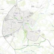 Recommended road route option as determined by the Future Chippenham consultation VIA WILTSHIRE COUNCIL