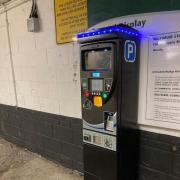 Dual Parking Payment Machine Installed At Emery Gate