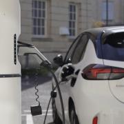 Electric vehicle charging point at County Hall