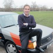 Andrew Murphy with his £102 1987 Audi 100
