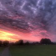 A gorgeous morning sky over Covingham by Pauline Godwin