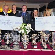Erlestoke Golf Club Members hand over their cheques