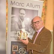 Antiques expert Marc Allum appraises family heirlooms at the Parish Room Westbury as part of the Westbury Festival.