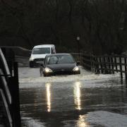 This was the scene at the River Avon between Lacock and Reybridge