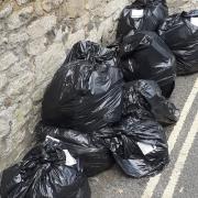 The rubbish dumped in Bradford on Avon