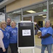 Volunteers with the Bath Cancer Unit Support Group opened their pop-up shop for Christmas trading after The Shires came to their rescue.