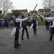 The Holt Morris Men took to Wiltshire's streets on Boxing Day.