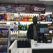 Sugeshan Jegasothy at the new Londis store
