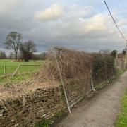 The proposed site off the A4 at Corsham