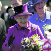 The Queen is welcomed to Wiltshire in May 2012