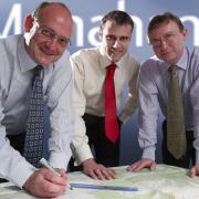 Corporate finance colleagues Peter Lugg, Ben Freeman and Keith Richards plan a business succession route