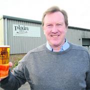 Brewery boss James Timoney raising a glass to the Chancellor’s Budget cut in beer duty