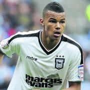 Tyrone Mings, pictured during his full Football League debut for Ipswich at Burnley on Saturday (Picture by Warren Page/PAGEPIX)