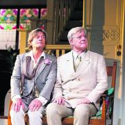 Still stirring hearts: Nigel Havers and Martin Jarvis in The Importance of Being Earnest.  Photo: Tristram Kenton