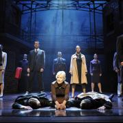 Lyn Paul, centre, stars in Blood Brothers, which opens a new UK tour in Bath this week