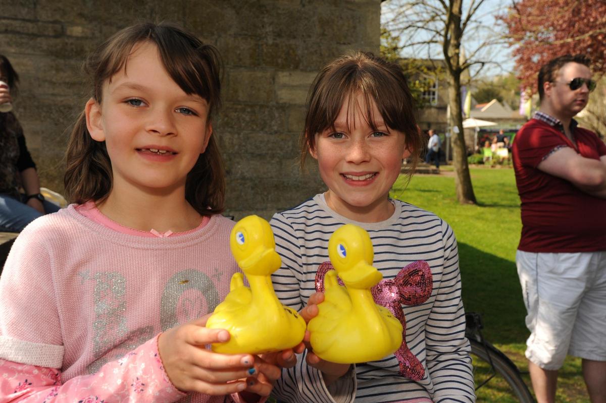 Bradford duck race 2014