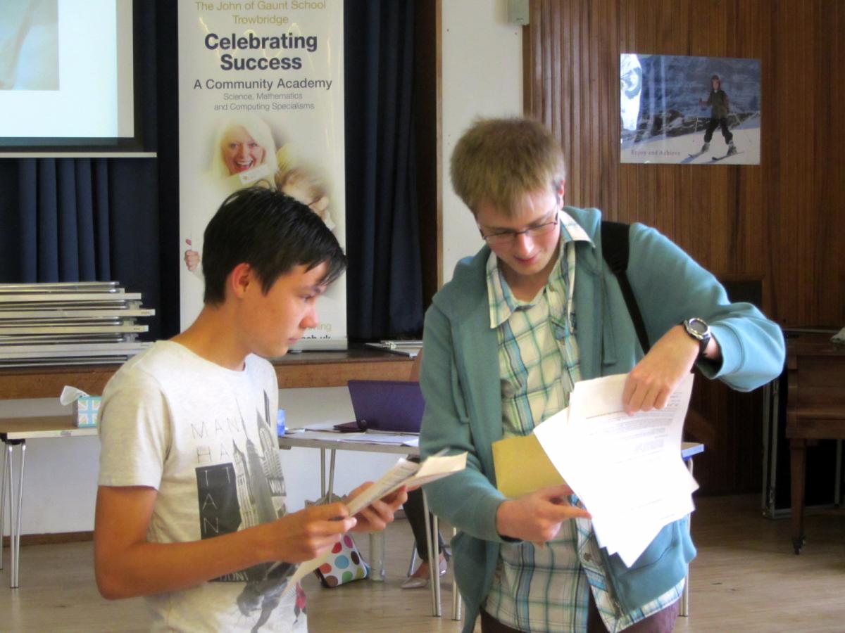 Kieran Gould and Freddie Emery opening results