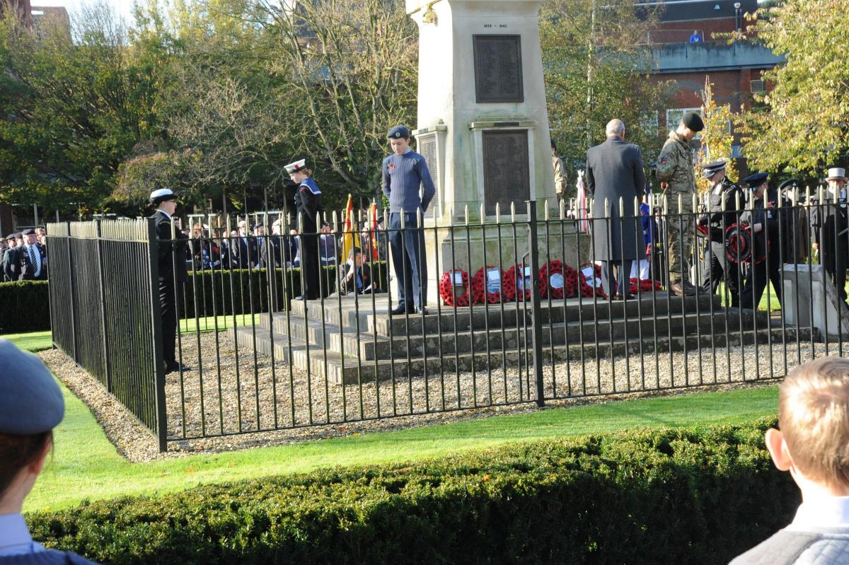 Remembrance Sunday in Trowbridge