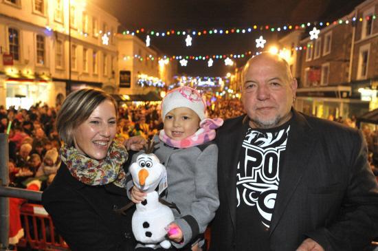Warminster Christmast lights switch-on pictured by Glenn Phillips