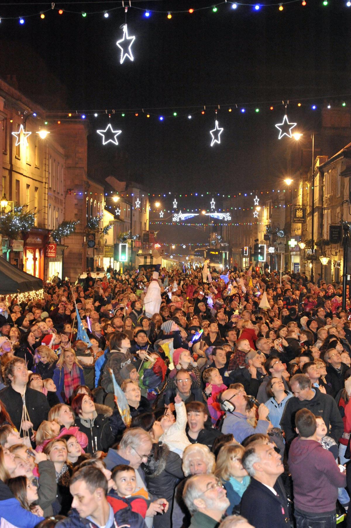 Warminster Christmast lights switch-on