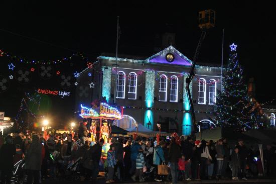 Melksham Christmas lights switch-on ceremony.