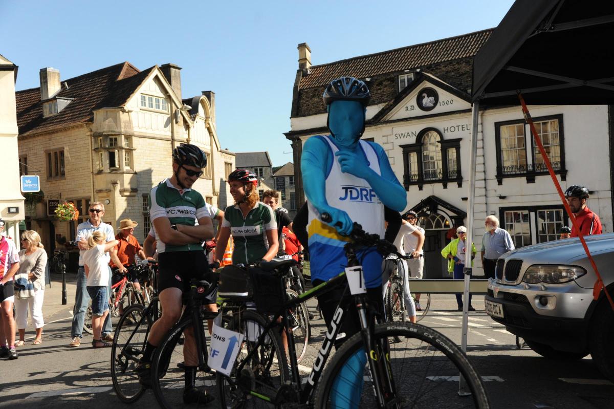 Action from Bradford on Avon Cycling Festival