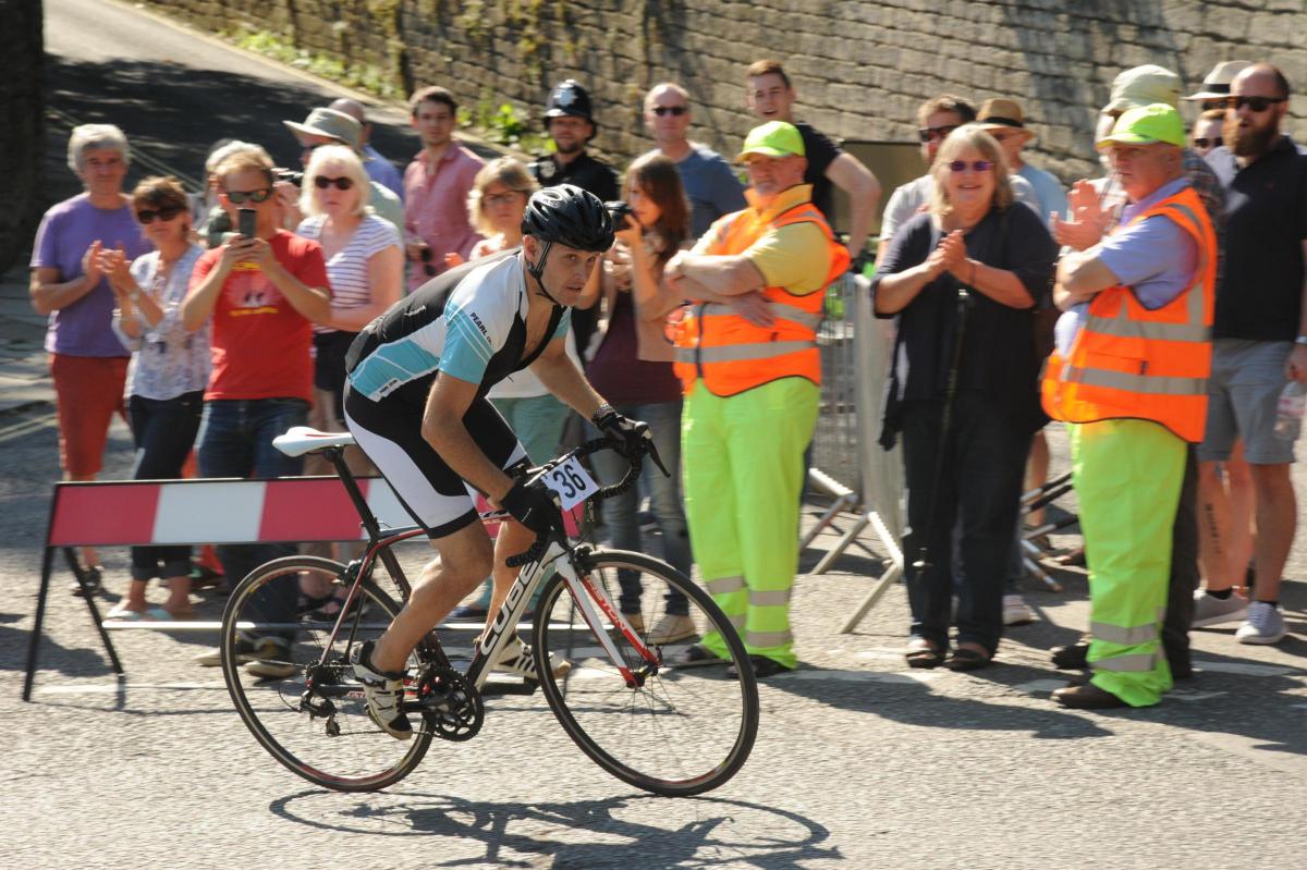 Action from Bradford on Avon Cycling Festival