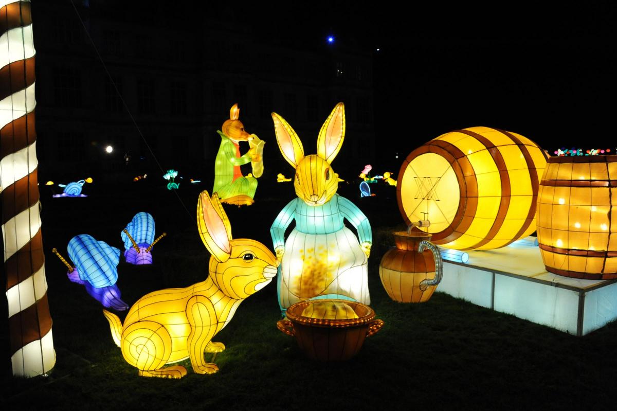 The third Longleat Festival of Light. Picture by Trevor Porter
