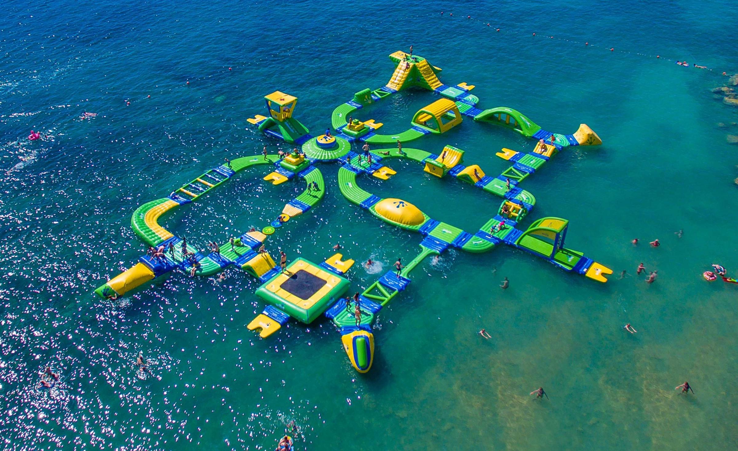 New inflatable aquapark, pizzeria and revamped beach for country park - Wiltshire Times