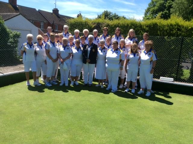 The victorious Wiltshire ladies team who beat Dorset in the inter-county Johns Trophy
