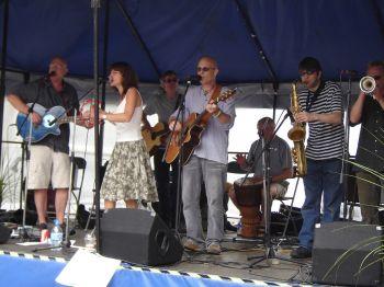 The Critters performing at this year's Widcombe Street Festival in Bath