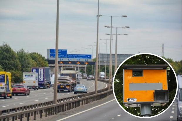 Mark Boycott was fined for driving at less than 60mph on the M4