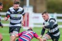 Action from Chippenham’s impressive 40-29 win over Old Patesians
