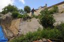 Mr Stephens battled with his insurance company over garden wall collapse Photo Trevor Porter